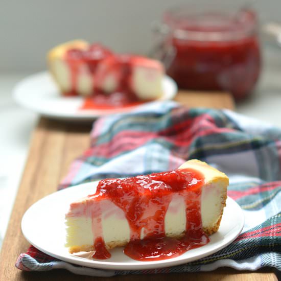 Instant Pot Strawberry Compote - Recipe photo by My Flourless Kitchen