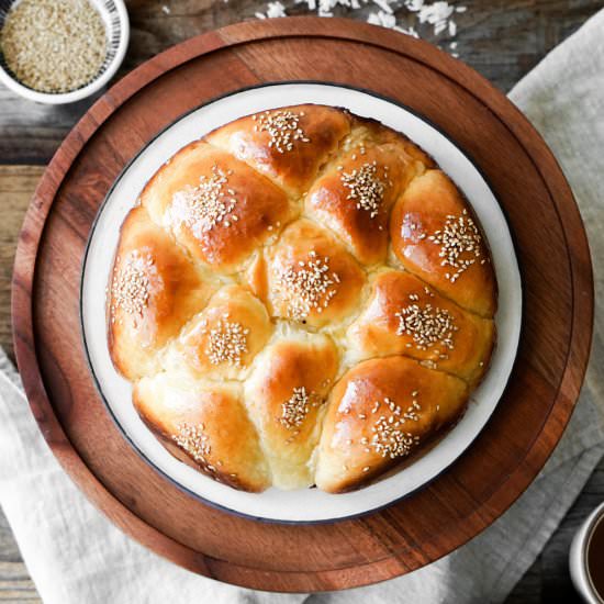 Coconut Pull Apart Buns - Recipe photo by EatChoFood
