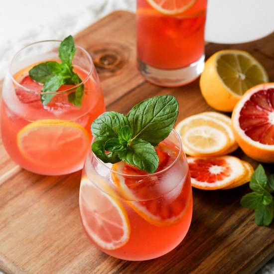 Blood Orange and Mint Lemonade - Recipe photo by EatChoFood