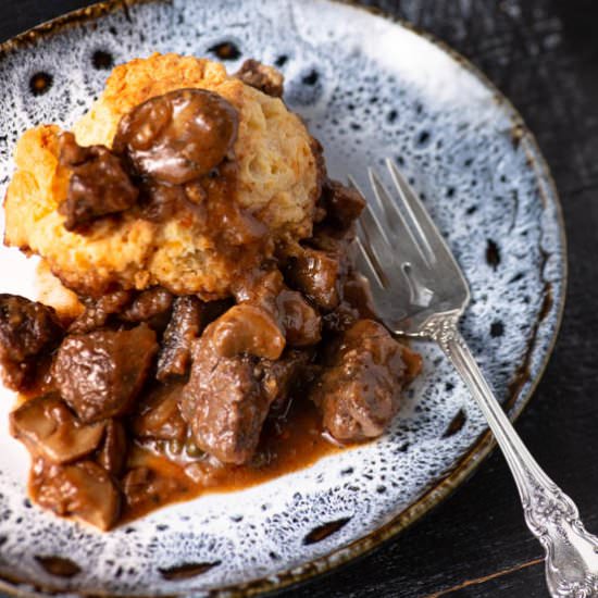 Guinness Beef Pie - Recipe photo by Barbara Curry