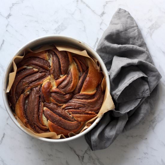 Nutella Swirl Bread - Recipe photo by tilgoldenbrown