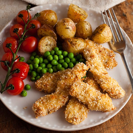 Oven Baked Chicken Nuggets - Recipe photo by Recipe Crumbs