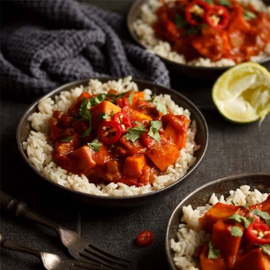 One Pot Sweet Potato Curry - Recipe photo by KitchenMason