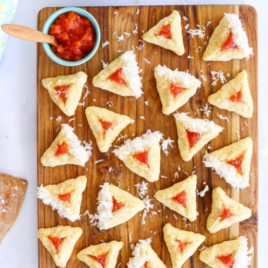 Papaya Coconut Hamantaschen - Recipe photo by WhatJewWannaEat