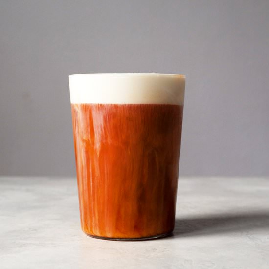 The Best Homemade Thai Iced Tea - Recipe photo by ohhowcivilized