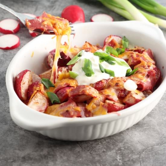 Loaded "Potatoes" (low carb, keto) - Recipe photo by HugForYourBelly