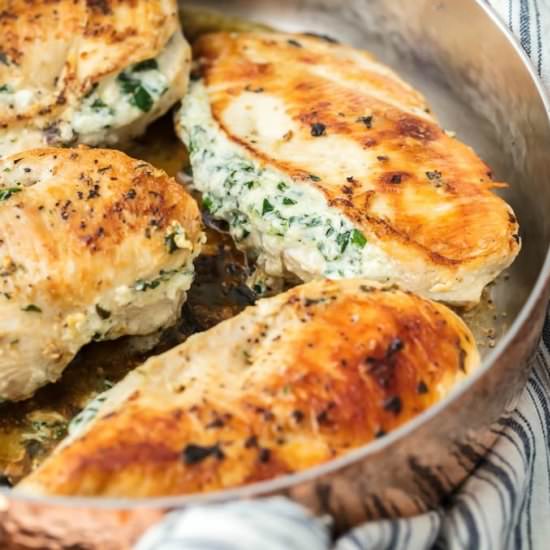 Spinach Stuffed Chicken Breast - Recipe photo by Easy Chicken Recipes