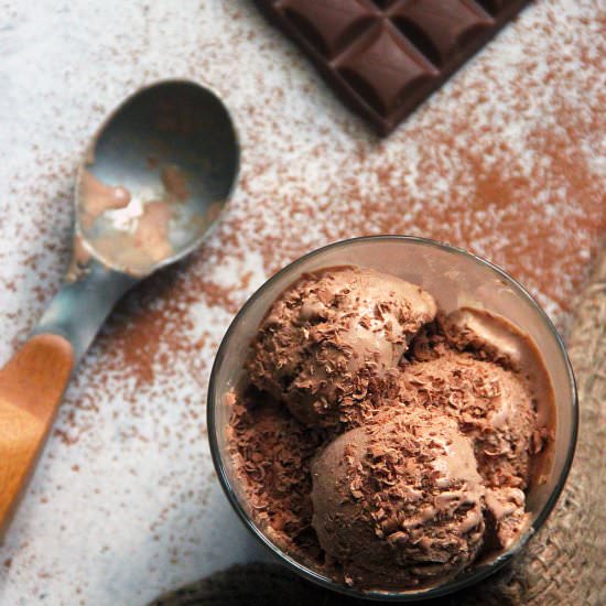 Chocolate Ice-cream - Recipe photo by Salonyscookbook