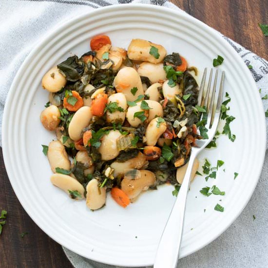 Greek Baked Lima Bean Recipe - Recipe photo by veggiesdontbite