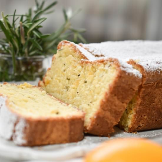Meyer Lemon and Rosemary Cake - Recipe photo by Encharted Cook