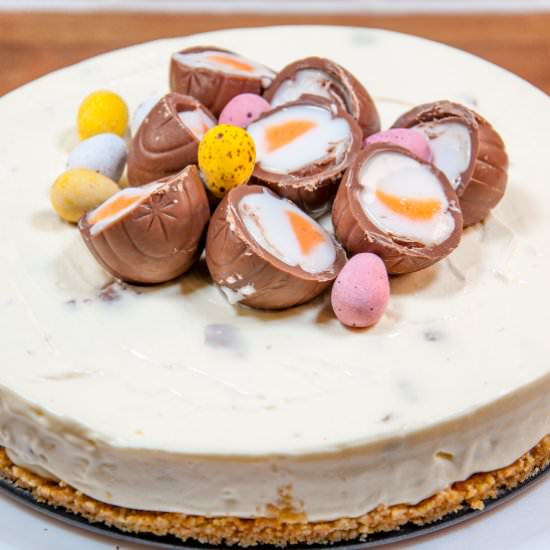 Cream Egg Cheesecake - Recipe photo by The Yum Yum Club
