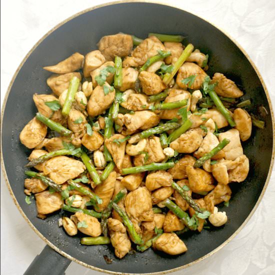 Chicken and Asparagus Stir Fry - Recipe photo by mygorgeousrecipes