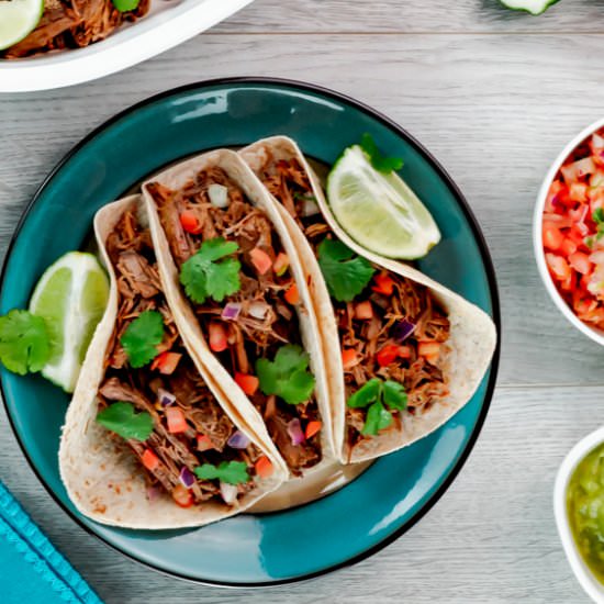 Instant Pot Beef Barbacoa Tacos - Recipe photo by MamaNeedsCake