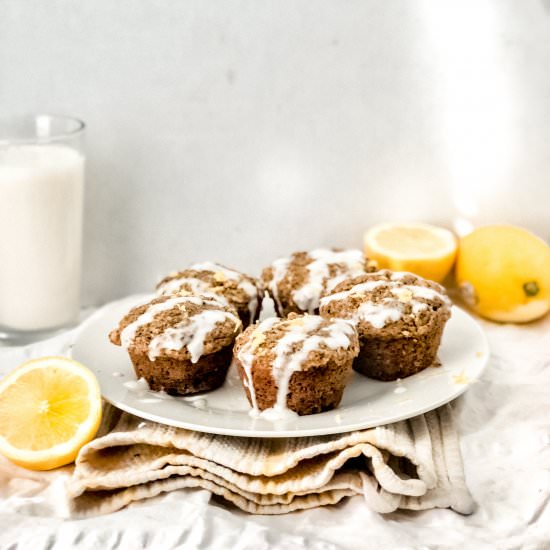 Lemon Poppy Seed Muffins (v/gf) - Recipe photo by Garlic-Head