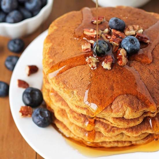 Gluten-Free Sweet Potato Pancakes - Recipe photo by Delightful Adventures