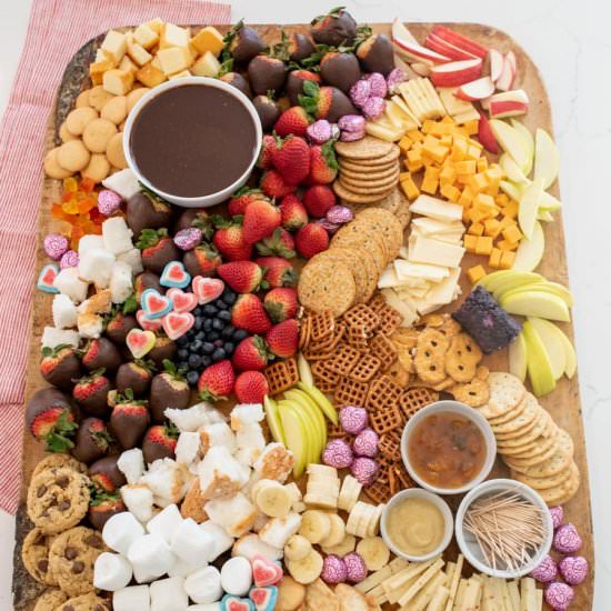 Chocolate and Cheese Board - Recipe photo by Blessthismess