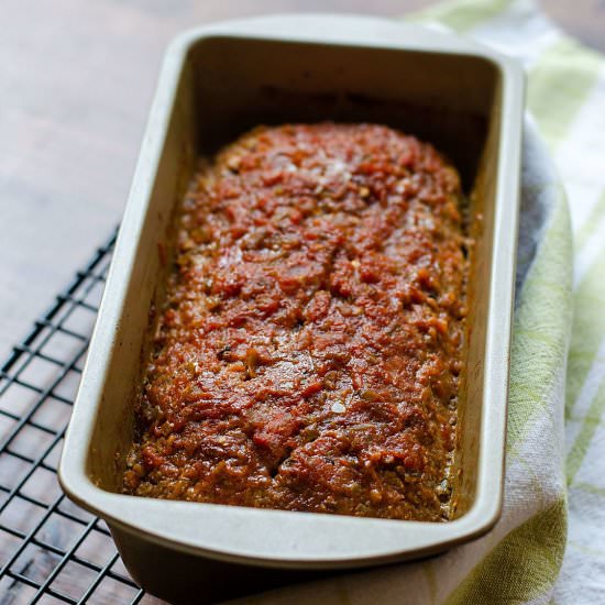 EASY KETO MEATLOAF RECIPE - Recipe photo by Cook Eat Well