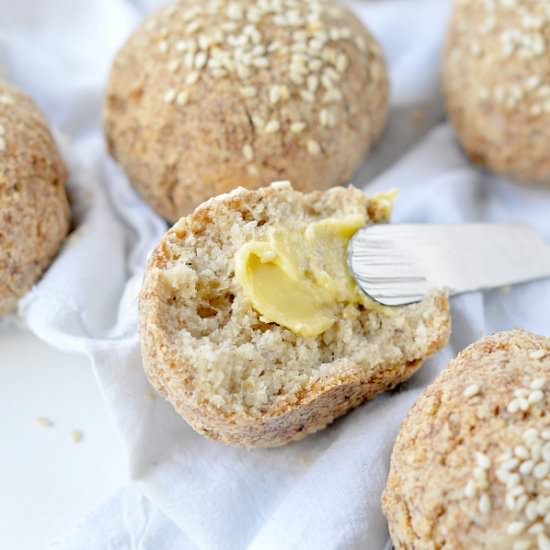 KETO BREAD ROLLS - Recipe photo by sweetashoneynz