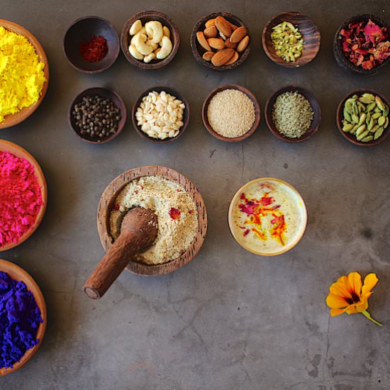 Vegan Thandai | Festival of Colors - Recipe photo by Eat More Art