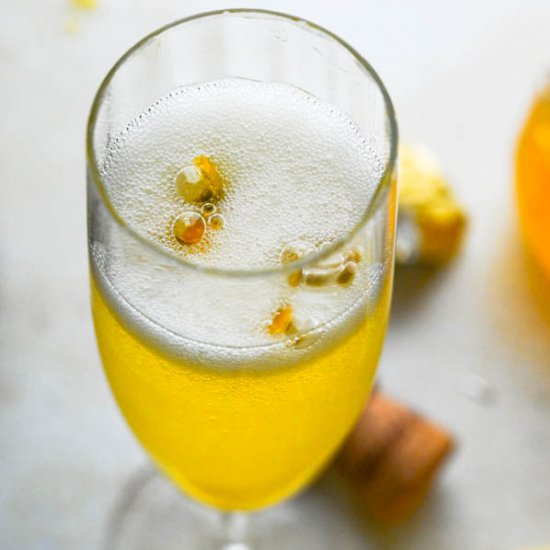 Champagne Passion Fruit Cocktail - Recipe photo by garlic and zest