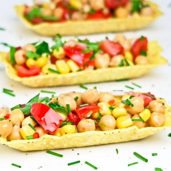 Vegan chickpea taco bites - Recipe photo by Culinaire bagage