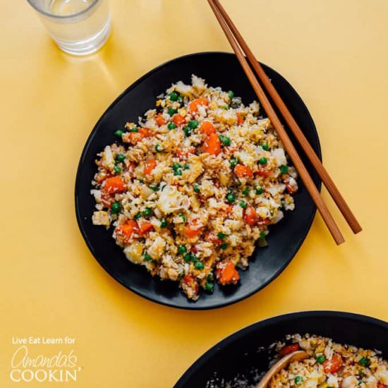 Cauliflower Fried Rice - Recipe photo by amandascookin