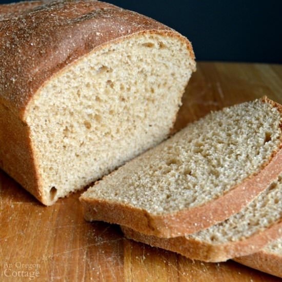 Soft 100% Whole Wheat Bread - Recipe photo by AnOregonCottage