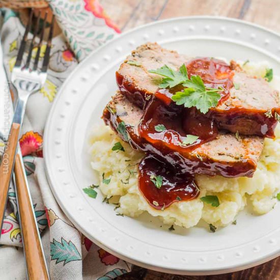 Copycat Diner Meatloaf - Recipe photo by homeandplate