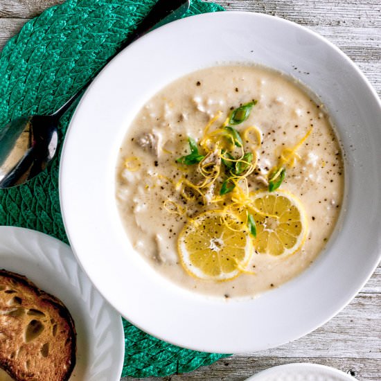 Avgolemono Soup - Recipe photo by Sweet Tea and Thyme