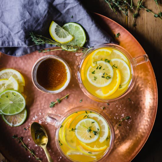 Honey lemon and citrus tea - Recipe photo by Properfoodie