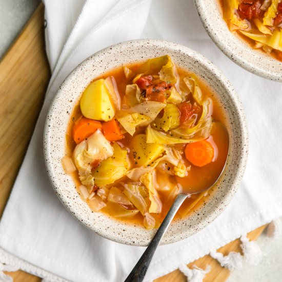 Hearty Cabbage Soup - Recipe photo by from my bowl