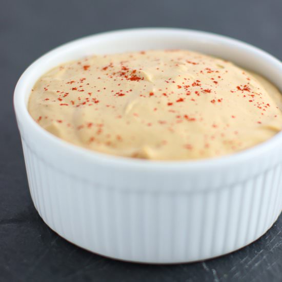 Vegan Cheddar Cheese Sauce - Recipe photo by healthymidwesterngirl