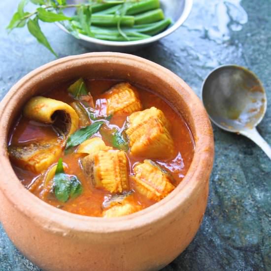 Asam Pedas Stingray - Recipe photo by Bake With Paws