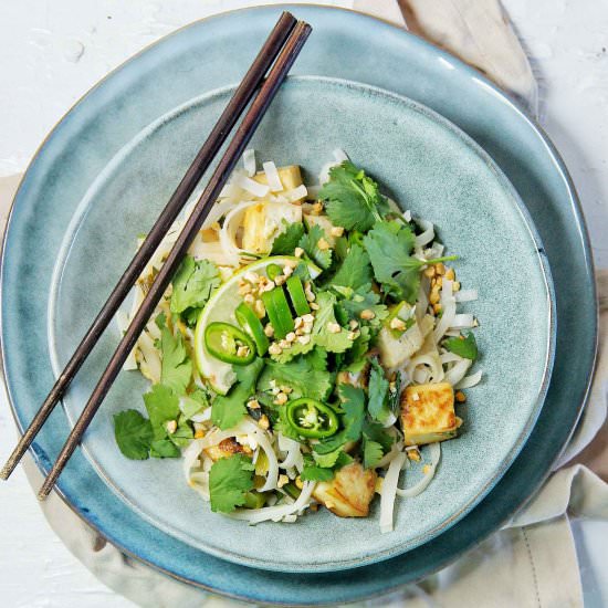 Tofu Pad Thai - Recipe photo by SweetCaramelSunday