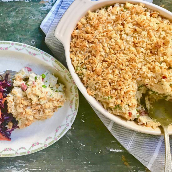 Bean and Artichoke Pasta Bake - Recipe photo by the good eats co