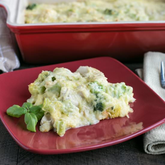 Easy Chicken Tetrazzini Casserole - Recipe photo by littlebitrecipes