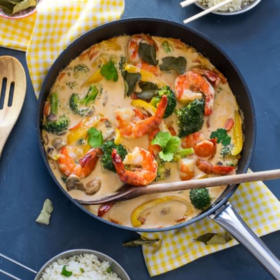 Red Curry with Cauliflower Rice - Recipe photo by loveinmyoven