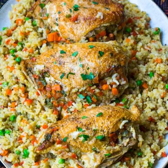 Arroz con Pollo Peruano - Recipe photo by Gonna Want Seconds