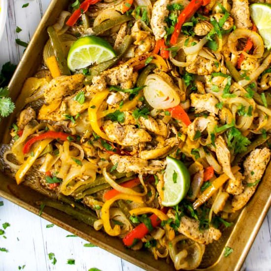 Sheet Pan Chicken Fajitas - Recipe photo by wendybpolisi