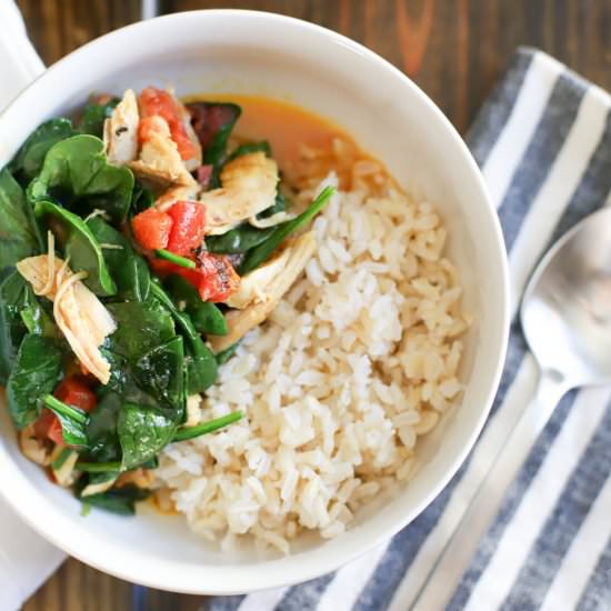 Easy Chicken Curry with Spinach - Recipe photo by FunnyLoveLindsay