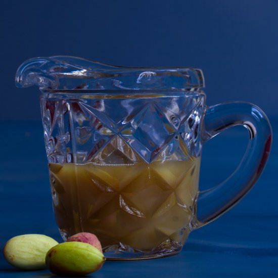 Pistachio rose water orgeat syrup - Recipe photo by peck of pickles