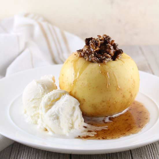 Baked Apple for One - Recipe photo by ChefJulie_RD