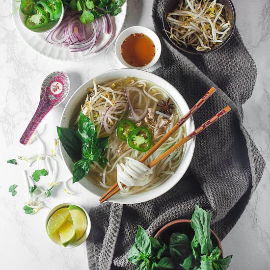 Turkey Pho - Recipe photo by KitchenCartographer