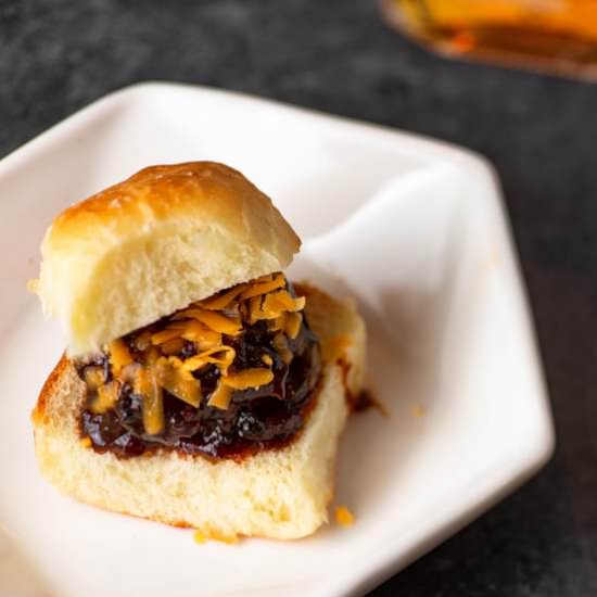 Spicy BBQ Bourbon Sliders - Recipe photo by Barbara Curry