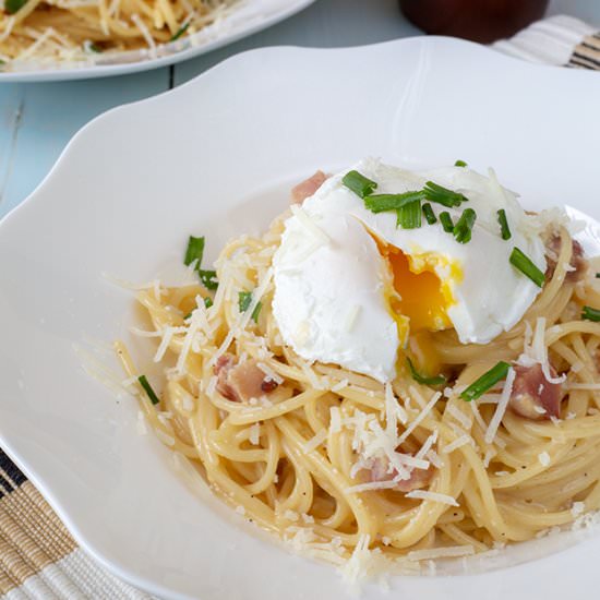 Spaghetti Carbonara - Recipe photo by PixelatedVicka