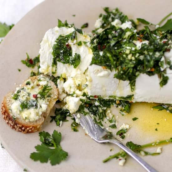 My Favorite Goat Cheese Appetizer - Recipe photo by panning the globe