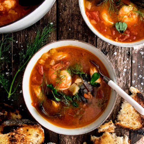 Seafood Cioppino - Recipe photo by The Original Dish
