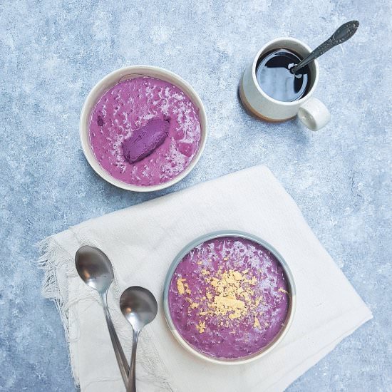 Easy Ube Champorado Recipe - Recipe photo by kusinaniteds