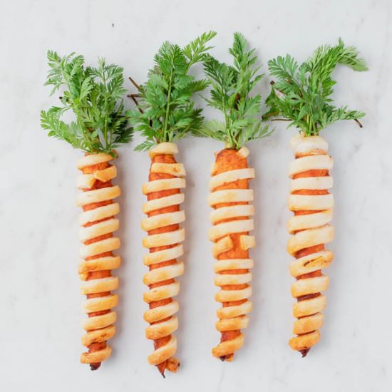 (Vegan Pigs) Carrots in a Blanket - Recipe photo by aline_made
