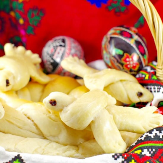 Ukrainian Easter Doves (Holuby) - Recipe photo by Food Meanderings